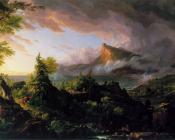 The Course of the Empire: The Savage State - 托马斯·科尔